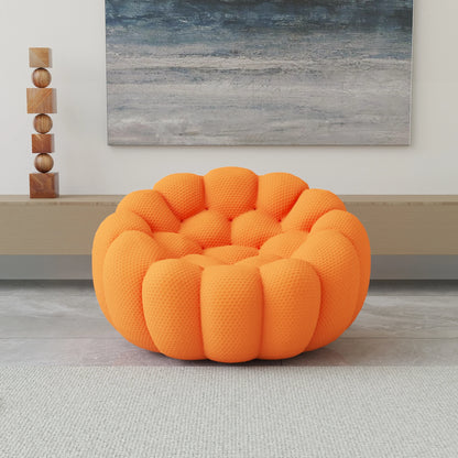 49" Oversized Boneless Bubble Couch – 3D Honeycomb Design, No Assembly Required