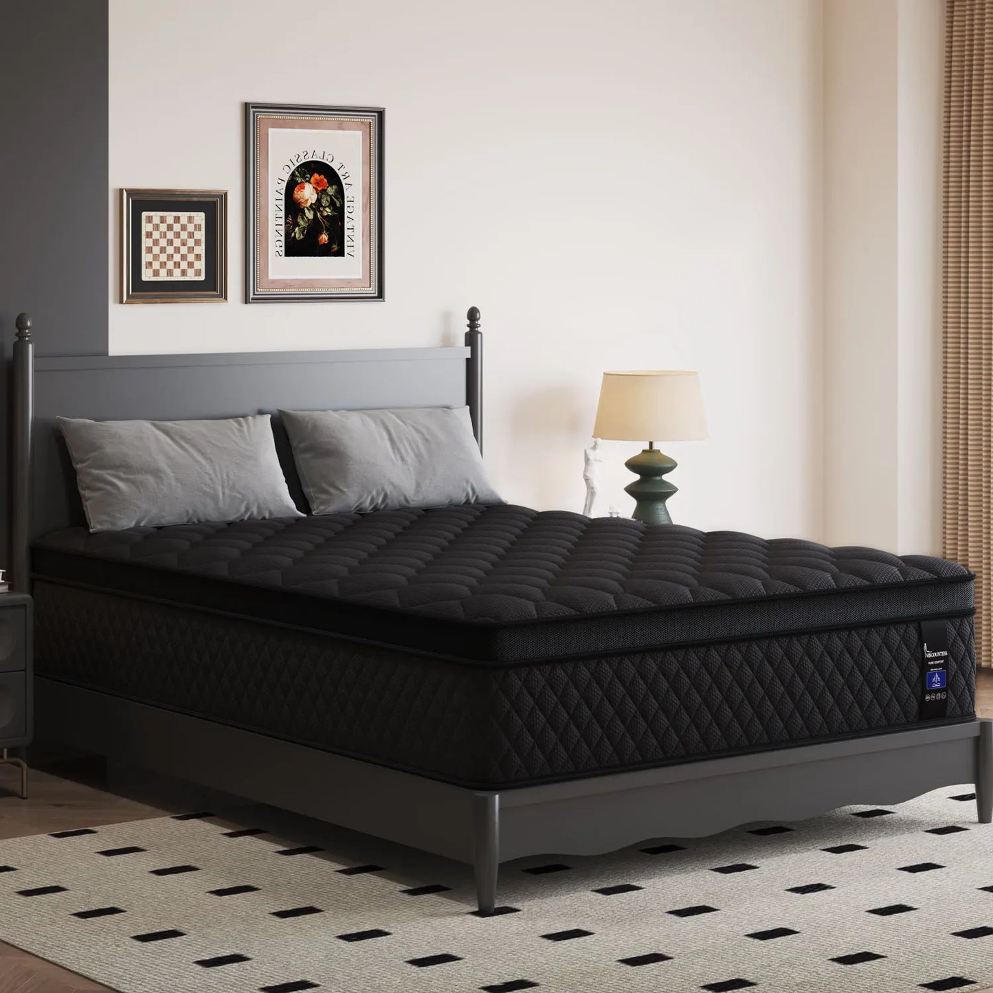 Sweetlove Duchessz Hybrid Mattress – Gel Memory Foam & Pocket Springs, Medium Firm, 10"–14"