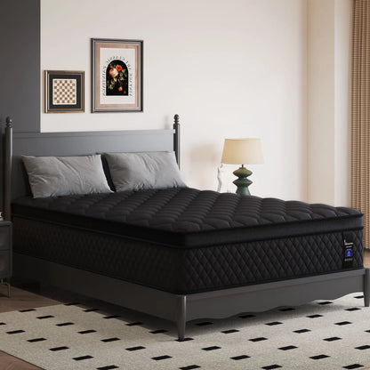 Sweetlove Duchessz Hybrid Mattress – Gel Memory Foam & Pocket Springs, Medium Firm, 10"–14"