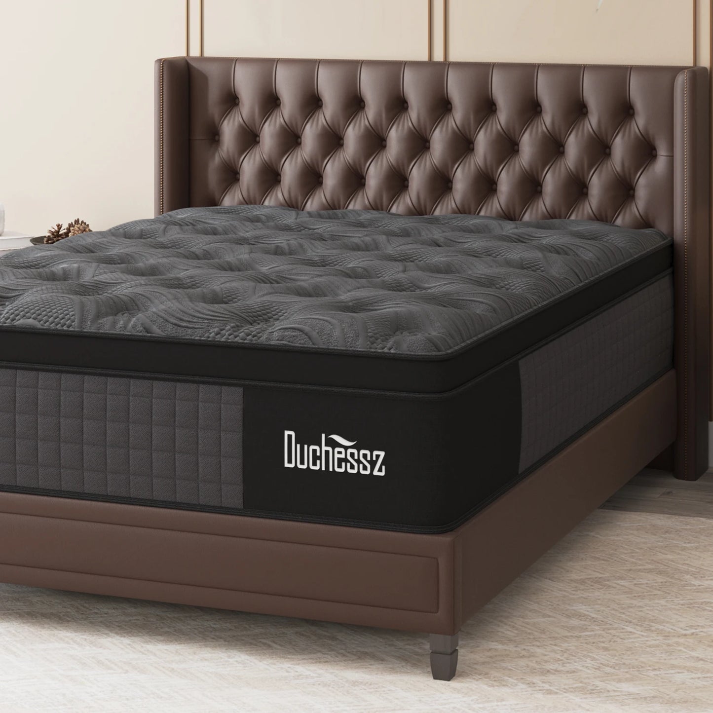 Sweetlove Euro Top Hybrid Mattress – Pocket Spring & Gel Memory Foam, Medium Firm, 14"
