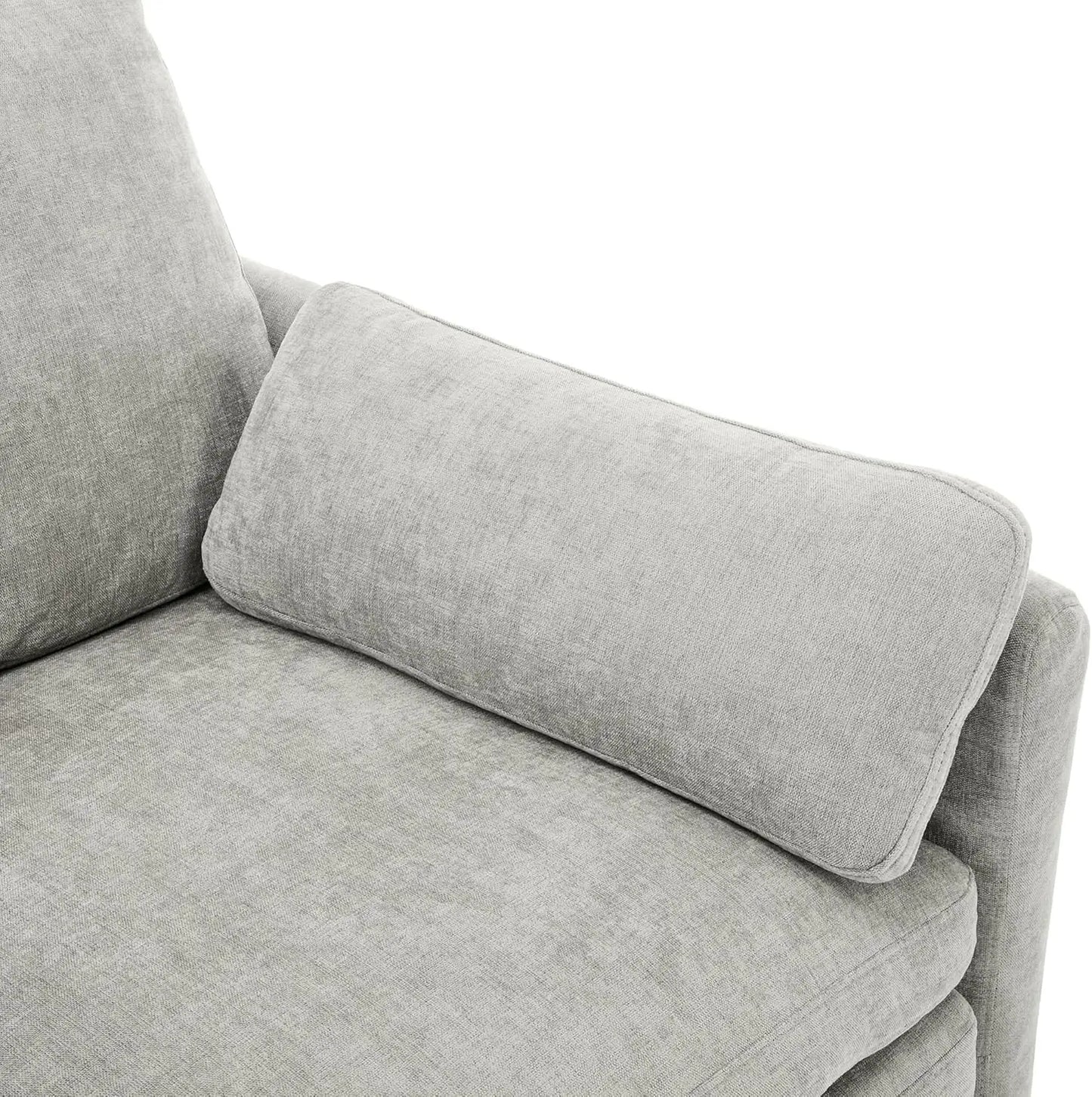 2-Piece Chenille Cloud Sofa Set | Oversized 3-Seater Couch & Loveseat with Double Plush Cushions