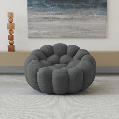 49" Oversized Boneless Bubble Couch – 3D Honeycomb Design, No Assembly Required