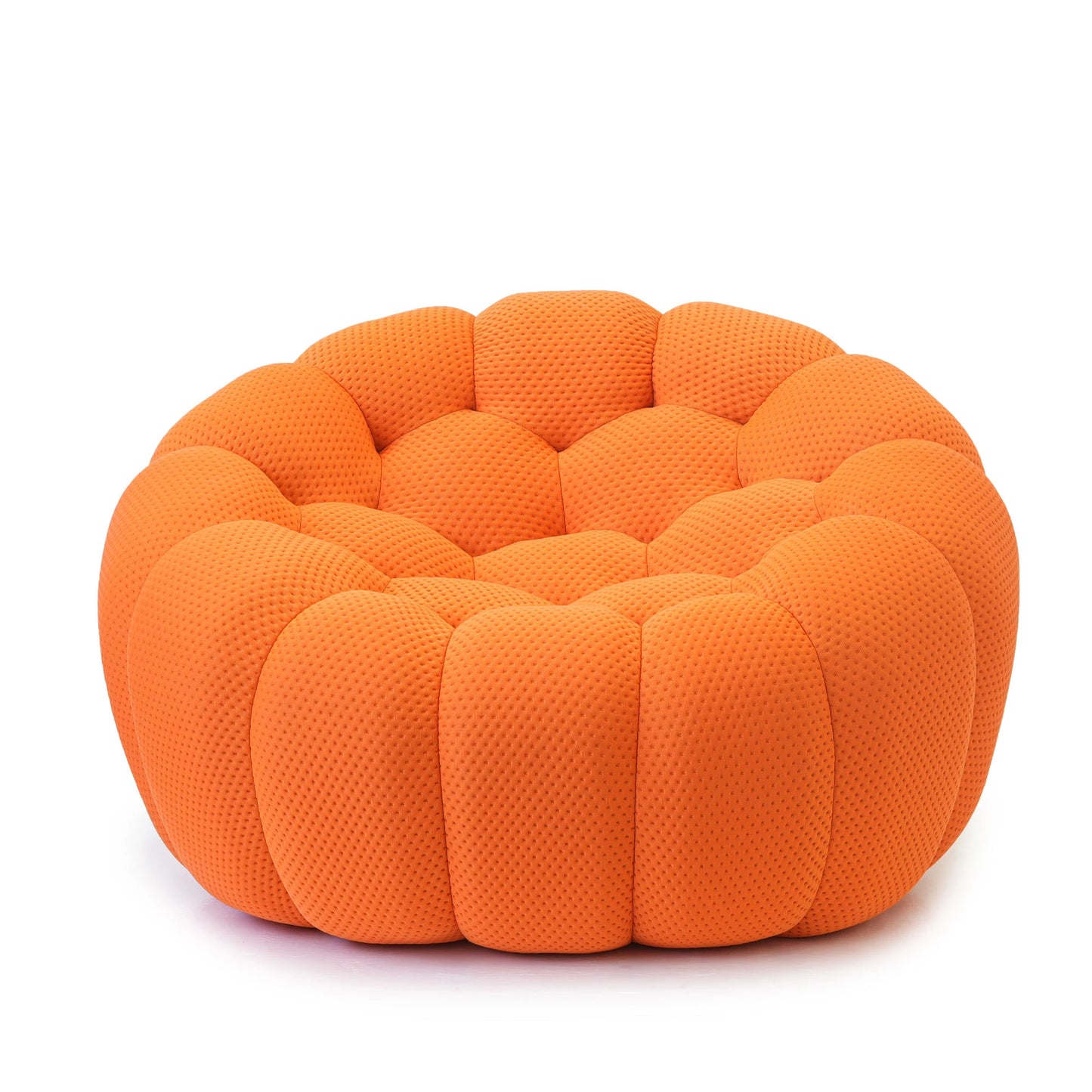 49" Oversized Boneless Bubble Couch – 3D Honeycomb Design, No Assembly Required