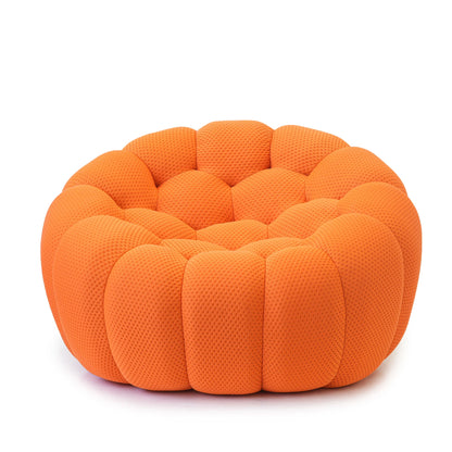 49" Oversized Boneless Bubble Couch – 3D Honeycomb Design, No Assembly Required