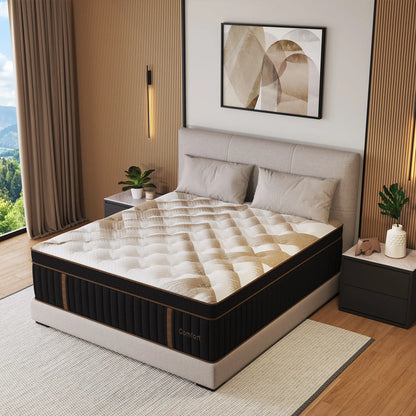 Sweetlove Duchessz Hybrid Mattress – Gel Memory Foam & Pocket Springs, Medium Firm, 12" & 14"