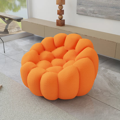 49" Oversized Boneless Bubble Couch – 3D Honeycomb Design, No Assembly Required