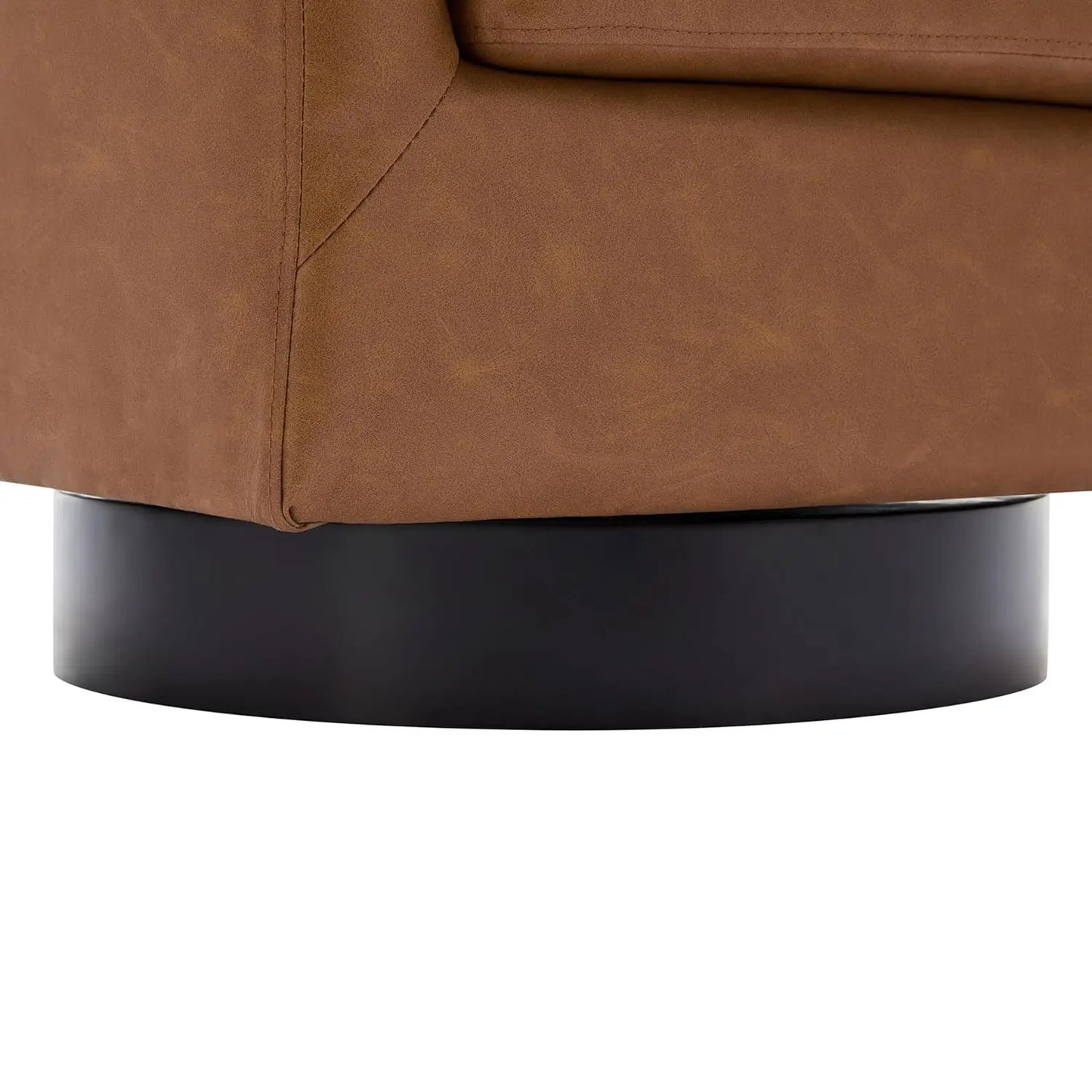 360° Swivel Barrel Chair Set of 2 | Upholstered Accent Armchair for Living Room & Bedroom