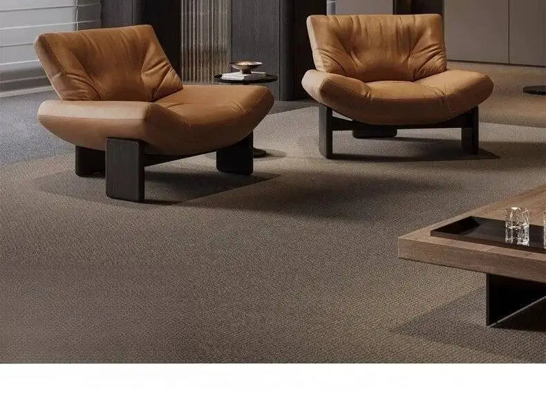 Italian Leather Single Seater Lounge Chair – Designer Leisure Accent Chair