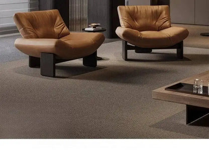 Italian Leather Single Seater Lounge Chair – Designer Leisure Accent Chair