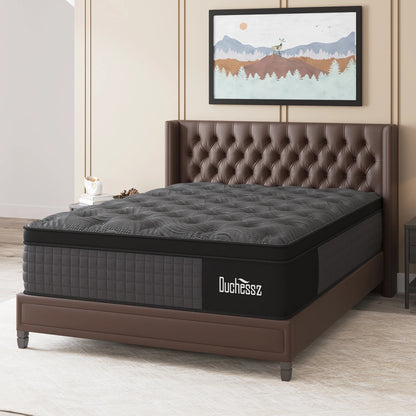 Sweetlove Euro Top Hybrid Mattress – Pocket Spring & Gel Memory Foam, Medium Firm, 14"