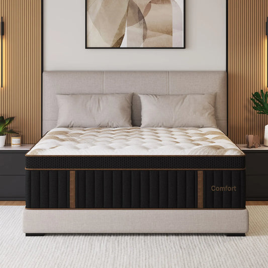 Sweetlove Duchessz Hybrid Mattress – Gel Memory Foam & Pocket Springs, Medium Firm, 12" & 14"