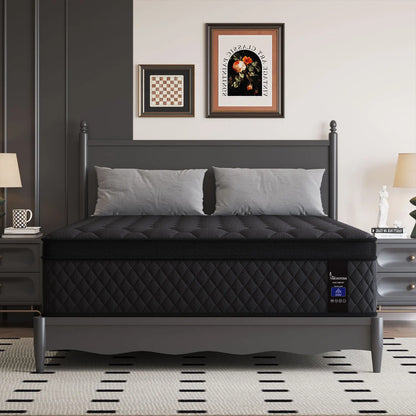 Sweetlove Duchessz Hybrid Mattress – Gel Memory Foam & Pocket Springs, Medium Firm, 10"–14"