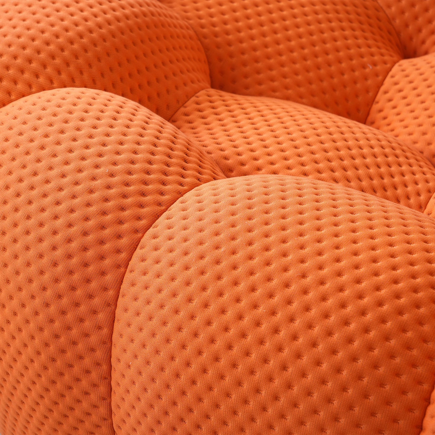 49" Oversized Boneless Bubble Couch – 3D Honeycomb Design, No Assembly Required