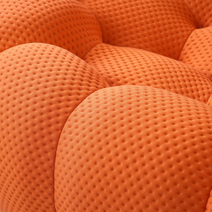 49" Oversized Boneless Bubble Couch – 3D Honeycomb Design, No Assembly Required