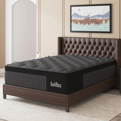 Sweetlove Euro Top Hybrid Mattress – Pocket Spring & Gel Memory Foam, Medium Firm, 14"